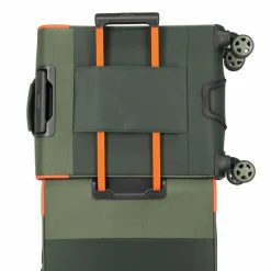 Clearance Travelite Color Craze 4 Rollen Kabinentrolley S 55 cm oliv