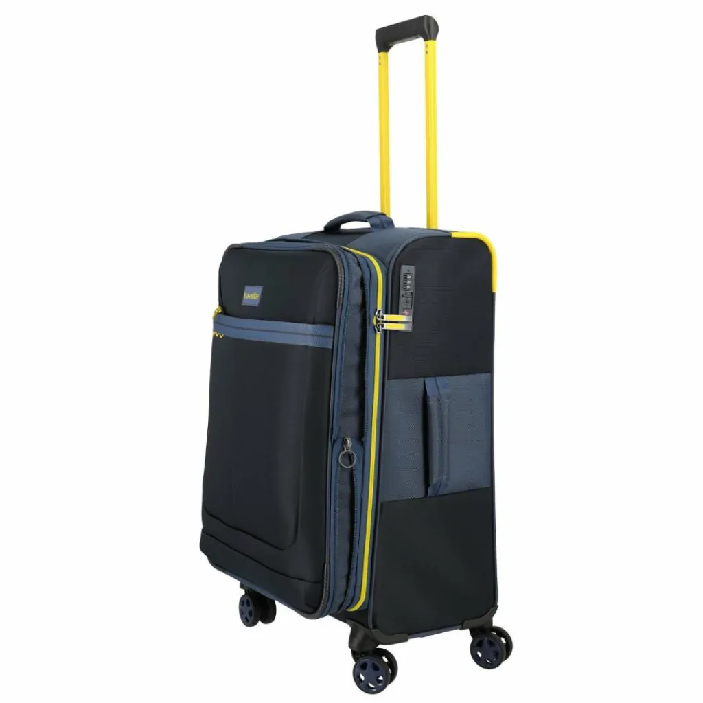 Travelite Koffersets 3-Teilig|Koffersets Als Weichgepäck<Color Craze 4 Rollen Kofferset 3-teilig mit Dehnfalte blau