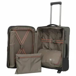 Best Travelite Crosslite 5.0 2 Rollen Kabinentrolley 54 cm oliv