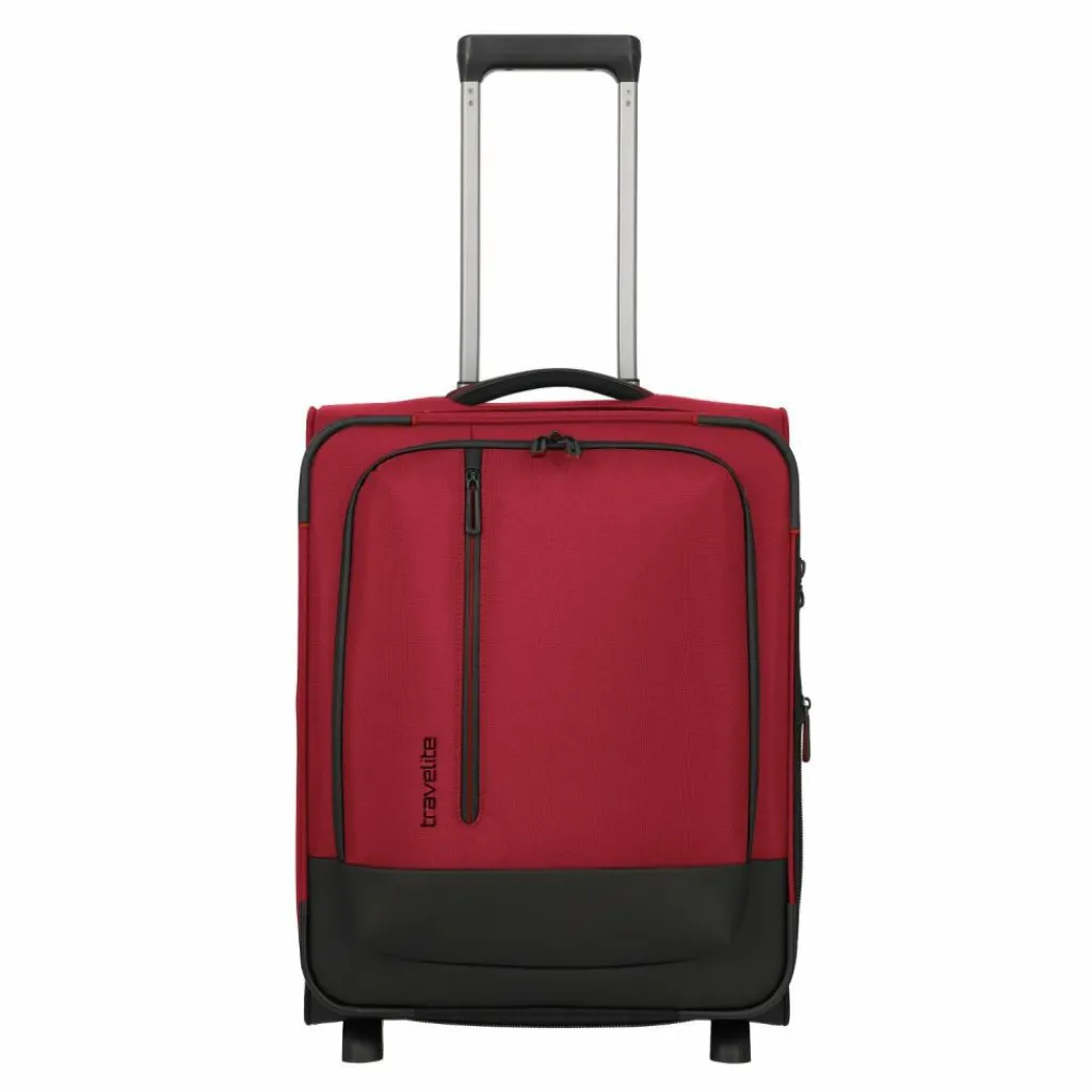 Hot Travelite Crosslite 5.0 2 Rollen Kabinentrolley 54 cm red