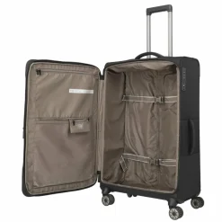 Travelite Crosslite 5.0 4 Rollen Trolley L 77 cm mit Dehnfalte