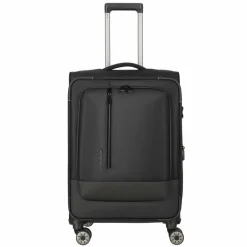 Travelite Crosslite 5.0 4 Rollen Trolley M 66 cm mit Dehnfalte