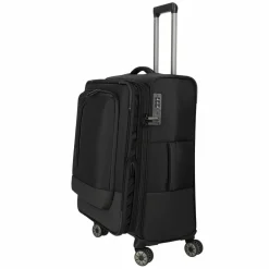 Travelite Crosslite 5.0 4 Rollen Trolley M 66 cm mit Dehnfalte