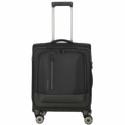 Travelite Weichgepäck Kabinengepäck|4-Rollen Kabinentrolleys<Crosslite 5.0 4 Rollen Kabinentrolley S 55 cm Laptopfach schwarz