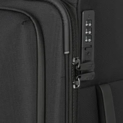 Travelite Weichgepäck Kabinengepäck|4-Rollen Kabinentrolleys<Crosslite 5.0 4 Rollen Kabinentrolley S 55 cm Laptopfach schwarz