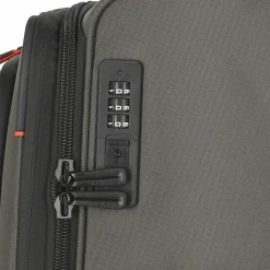 Travelite Weichgepäck|4-Rollen Koffer<Crosslite 5.0 4 Rollen Trolley M 66 cm mit Dehnfalte oliv