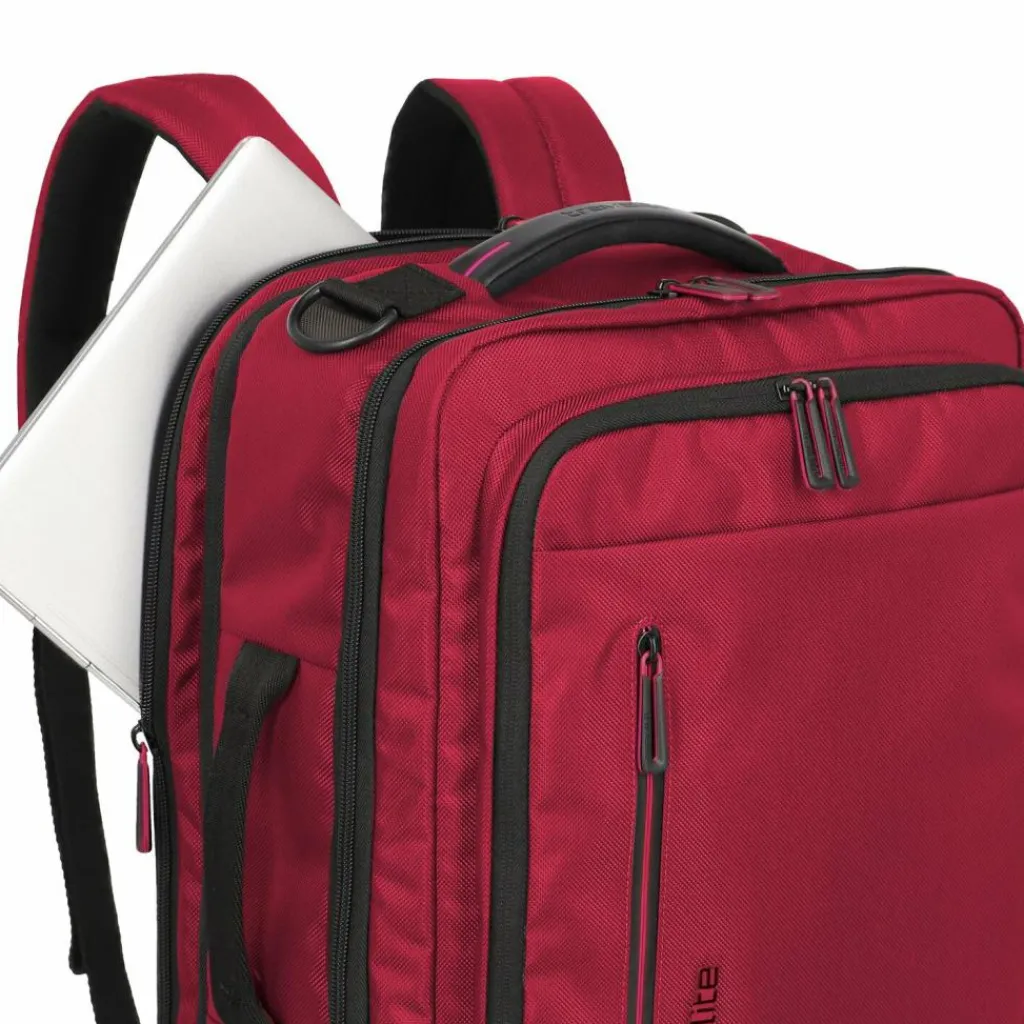 Clearance Travelite Crosslite Reiserucksack 43 cm Laptopfach red