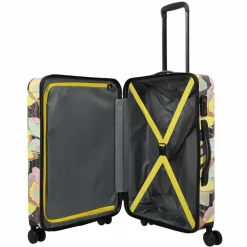 Travelite Koffersets Als Hartgepäck|Koffersets 3-Teilig<Cruise 4 Rollen Kofferset 3-teilig gelbe orchidee