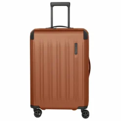 Hot Travelite Dynamiic 4 Rollen Trolley 66 cm mit Dehnfalte kupfer