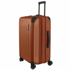 Hot Travelite Dynamiic 4 Rollen Trolley 66 cm mit Dehnfalte kupfer