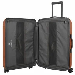 Hot Travelite Dynamiic 4 Rollen Trolley 66 cm mit Dehnfalte kupfer