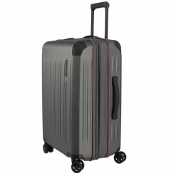 Travelite Hartgepäck|4-Rollen Koffer<Dynamiic 4 Rollen Trolley 66 cm mit Dehnfalte anthrazit