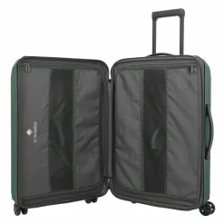 Travelite Dynamiic 4 Rollen Kofferset 3-teilig mit Dehnfalte grün