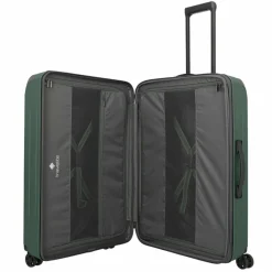 Travelite Hartgepäck|4-Rollen Koffer<Dynamiic 4 Rollen Trolley L 76 cm mit Dehnfalte grün