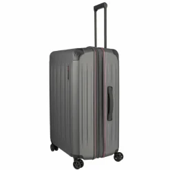 Travelite Hartgepäck|4-Rollen Koffer<Dynamiic 4 Rollen Trolley L 76 cm mit Dehnfalte anthrazit