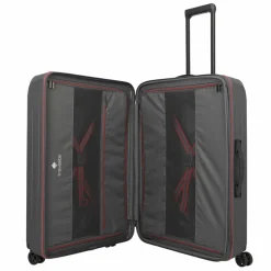 Travelite Hartgepäck|4-Rollen Koffer<Dynamiic 4 Rollen Trolley L 76 cm mit Dehnfalte anthrazit