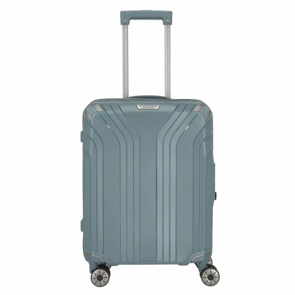 Discount Travelite Elvaa 4 Rollen Kabinentrolley 55 cm blaugrau