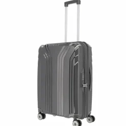 Travelite Hartgepäck|4-Rollen Koffer<Elvaa 4 Rollen Trolley 66 cm schwarz