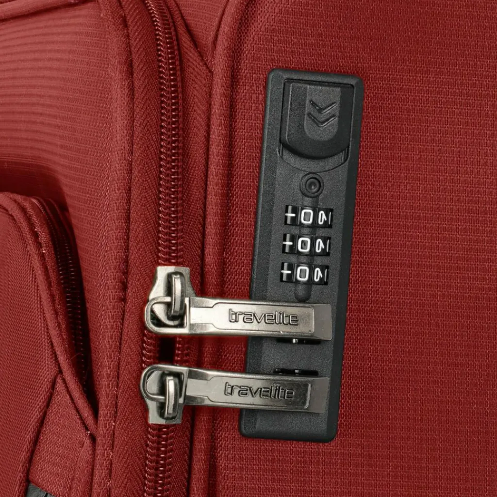 Travelite Weichgepäck Kabinengepäck|2-Rollen Kabinentrolleys<Jetpack Slim 2 Rollen Kabinentrolley 55 cm rot