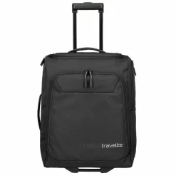 Travelite Weichgepäck Kabinengepäck|2-Rollen Kabinentrolleys<Kick Off 2 Rollen Kabinentrolley 55 cm schwarz