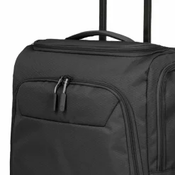 Travelite Weichgepäck Kabinengepäck|2-Rollen Kabinentrolleys<Kick Off 2 Rollen Kabinentrolley 55 cm schwarz