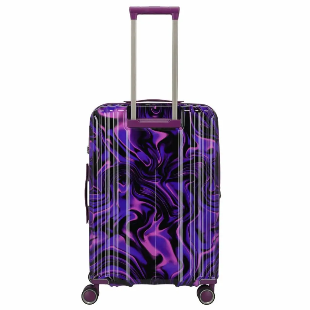 Travelite Lascana Edition 4 Rollen Trolley M 65 cm mit Dehnfalte