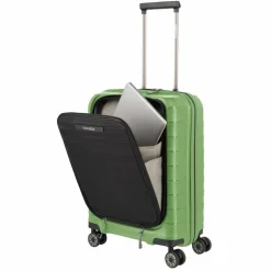 Travelite Koffersets Als Hartgepäck|Koffersets 3-Teilig<Mooby 4 Rollen Kofferset 3-teilig mit Dehnfalte grün