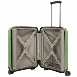 Travelite Hartgepäck Kabinengepäck|4-Rollen Kabinentrolleys<Mooby 4 Rollen Kabinentrolley 55 cm Laptopfach grün