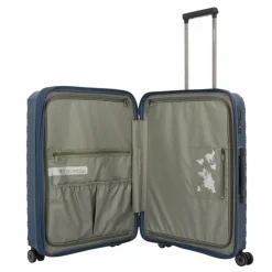 Travelite Mooby 4 Rollen Trolley M 66 cm mit Dehnfalte
