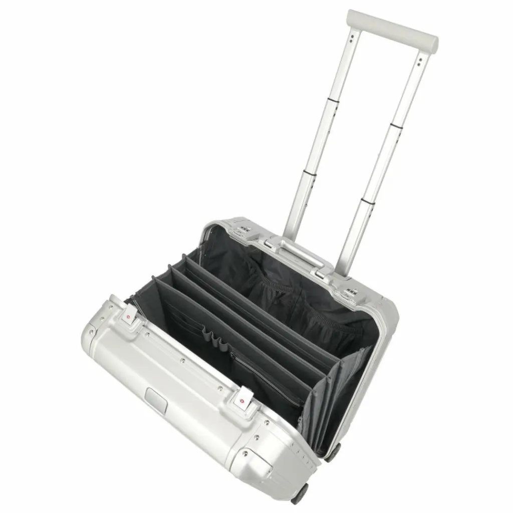 Travelite Businesstrolleys Ohne Laptopfach|Hartgepäck Kabinengepäck<Next 4 Rollen Businesstrolley 43 cm silber
