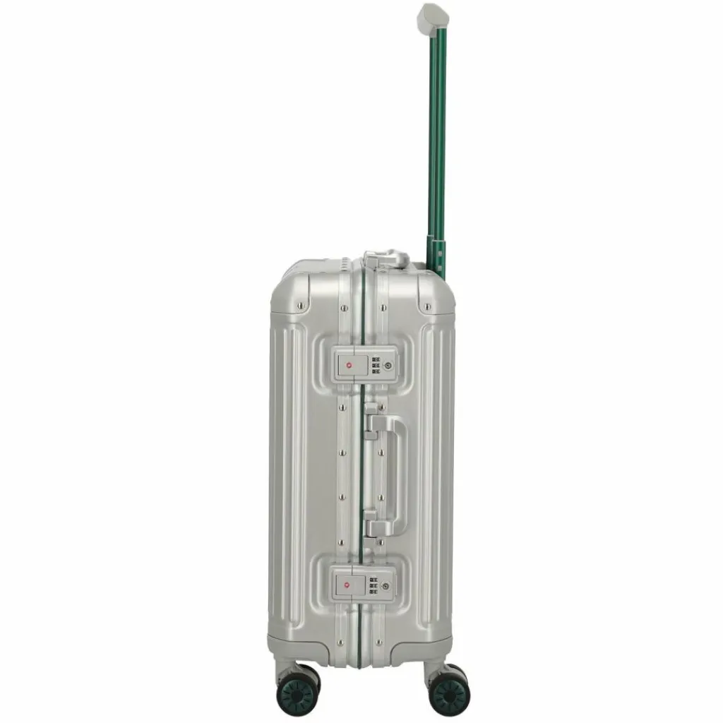 Travelite Hartgepäck Kabinengepäck|Hartgepäck<Next 4 Rollen Kabinentrolley S 55 cm silber-grün