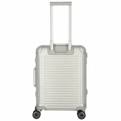 Online Travelite Next 4 Rollen Kabinentrolley 55 cm Laptopfach silber2