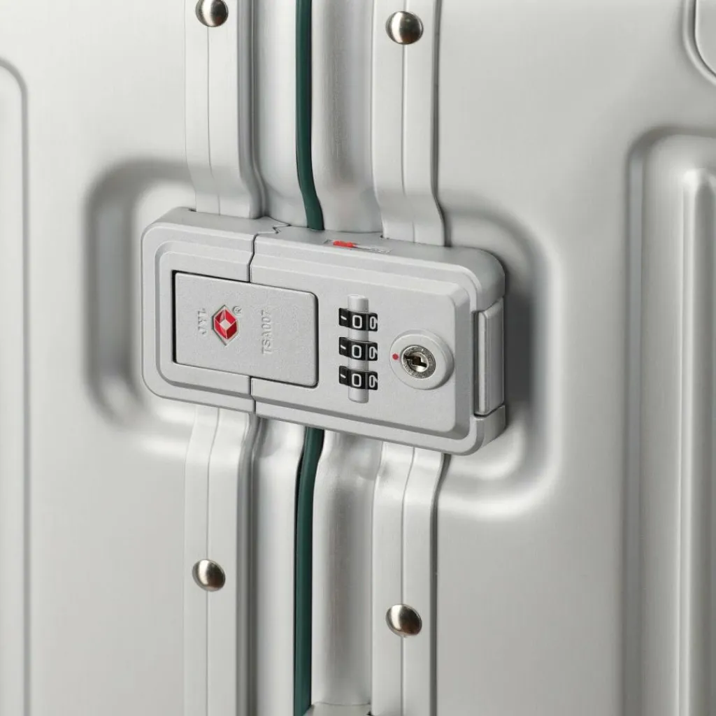 Travelite Hartgepäck|4-Rollen Koffer<Next 4 Rollen Trolley M 67 cm silber-grün