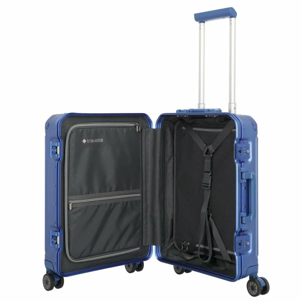 Travelite Hartgepäck Kabinengepäck|4-Rollen Kabinentrolleys<Next 4-Rollen Kabinentrolley 55 cm blue