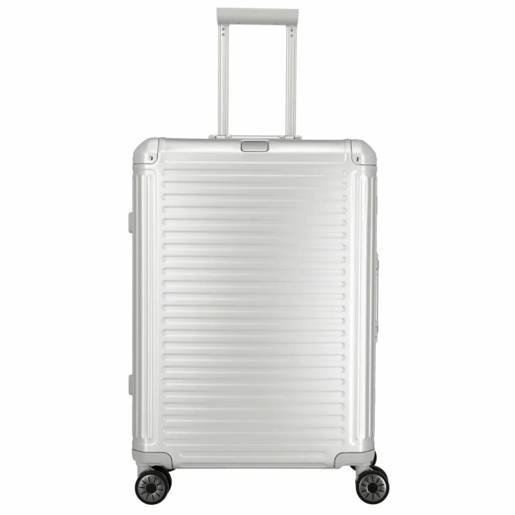 Travelite Hartgepäck|4-Rollen Koffer<Next 4-Rollen Trolley 67 cm silber2