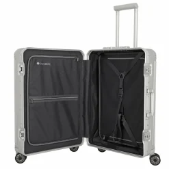 Travelite Hartgepäck|4-Rollen Koffer<Next 4-Rollen Trolley 67 cm silber2