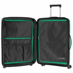 Travelite Koffersets Als Hartgepäck|Koffersets 3-Teilig<Orbita 4 Rollen Kofferset 3-teilig mit Dehnfalte grün