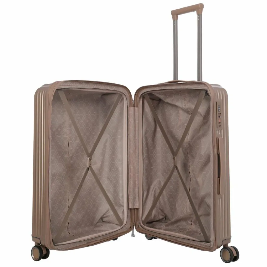 Travelite Paros 4 Rollen Kofferset 3-teilig