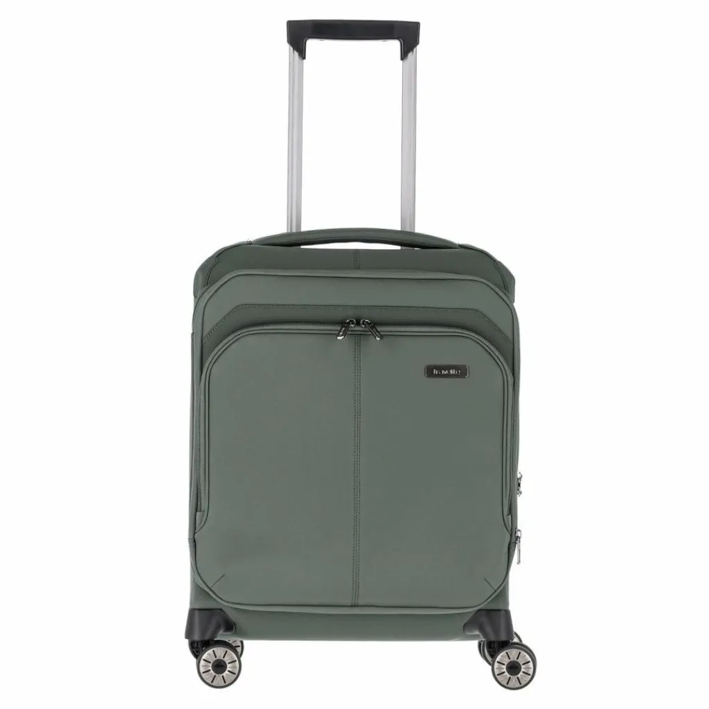 Clearance Travelite Priima 4 Rollen Kabinentrolley 55 cm mit Dehnfalte oliv