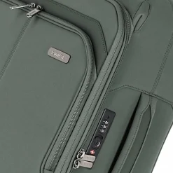 Clearance Travelite Priima 4 Rollen Kabinentrolley 55 cm mit Dehnfalte oliv