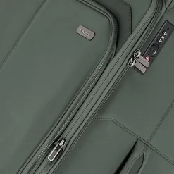 Travelite Weichgepäck|4-Rollen Koffer<Priima 4 Rollen Trolley 79 cm mit Dehnfalte oliv