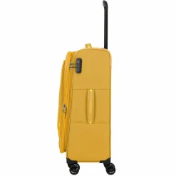 Hot Travelite Umbria 4 Rollen Trolley M 67 cm mit Dehnfalte golden glow