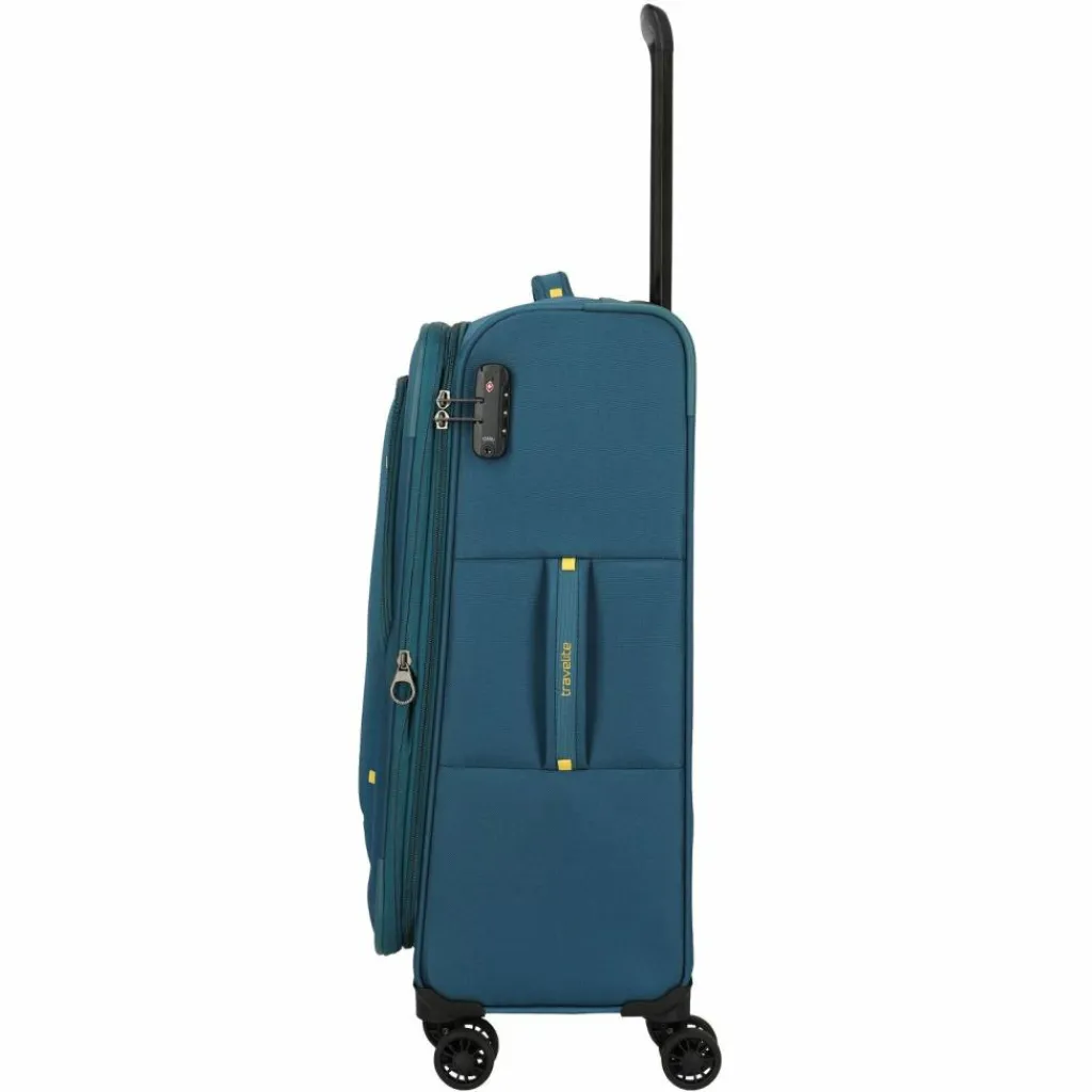 Travelite Umbria 4 Rollen Trolley M 67 cm mit Dehnfalte