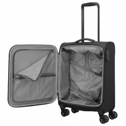 Discount Travelite Umbria 4 Rollen Kabinentrolley S 55 cm black