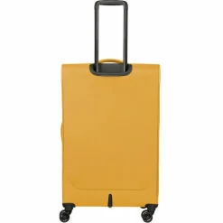 Travelite Weichgepäck|4-Rollen Koffer<Umbria 4 Rollen Trolley L 77 cm mit Dehnfalte golden glow