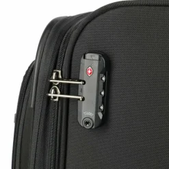 Travelite Koffersets Als Weichgepäck|Koffersets 3-Teilig<Umbria 4 Rollen Kofferset 3-teilig mit Dehnfalte black