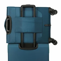 Travelite Weichgepäck Kabinengepäck|4-Rollen Kabinentrolleys<Umbria 4 Rollen Kabinentrolley S 55 cm petrol