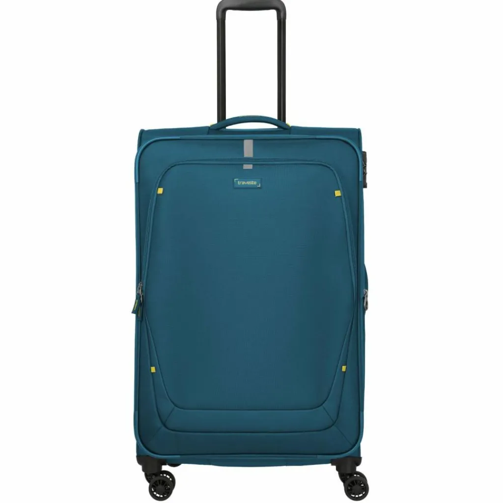 Travelite Umbria 4 Rollen Trolley L 77 cm mit Dehnfalte