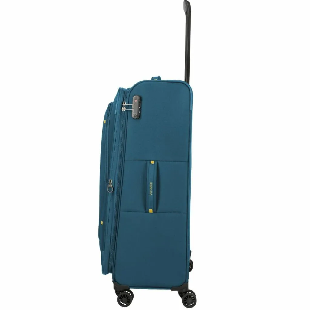 Travelite Umbria 4 Rollen Trolley L 77 cm mit Dehnfalte