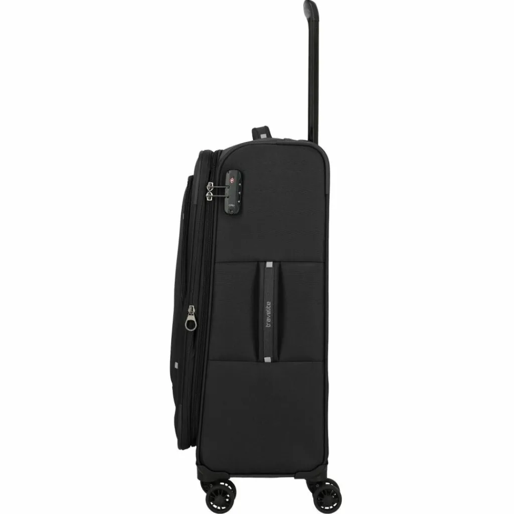 Sale Travelite Umbria 4 Rollen Trolley M 67 cm mit Dehnfalte black